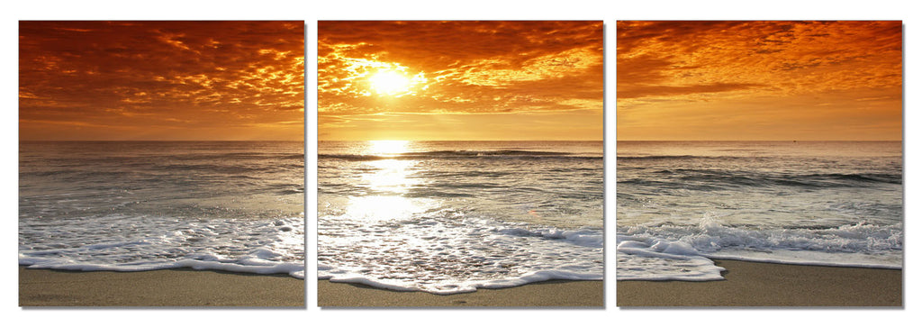 Hawaii -  Sunset Triptych - California Wall Art
 - 1