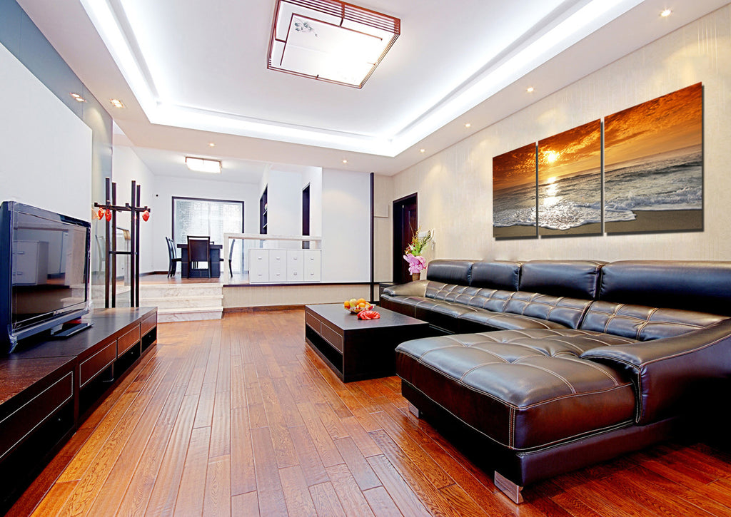 Hawaii -  Sunset Triptych - California Wall Art
 - 2